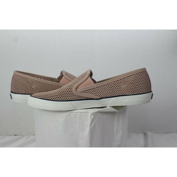SPERRY TOP-SIDER Womens Size 9.5 Rose Leather Slip On Shoes Laser Cut Perforated - Picture 6 of 9